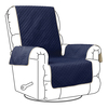 Cover Bonanza Indoor Recliner Slipcover, Navy/Tan, 23"Wx21"Dx35"H 51-008-015501-EC